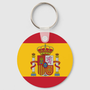 Spanish flag key ring