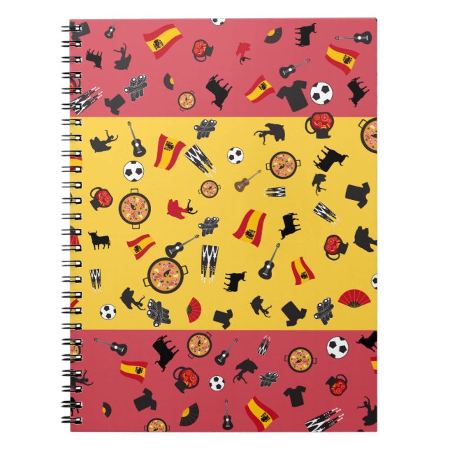 Spanish Flag Notebook (Front)