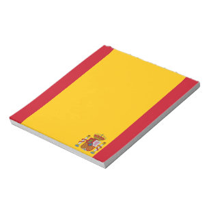 Spanish flag notepad