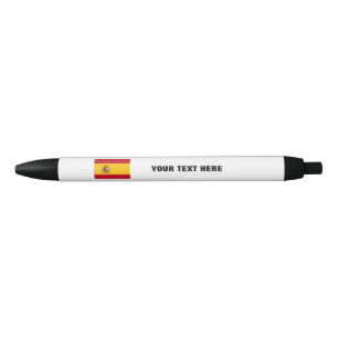 Spanish flag pen with custom promo text