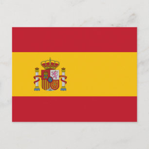 Spanish Flag postcard