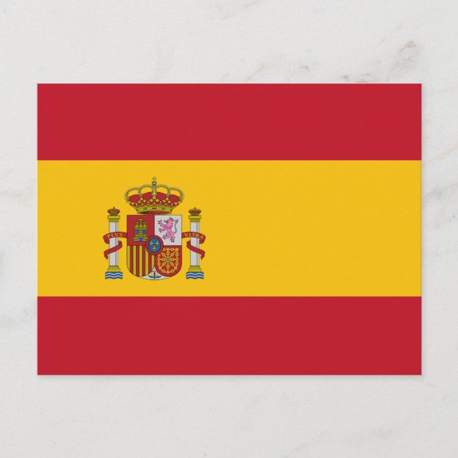 Spanish Flag postcard (Front)