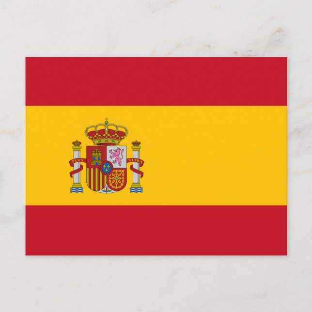 Spanish flag postcard (Front)