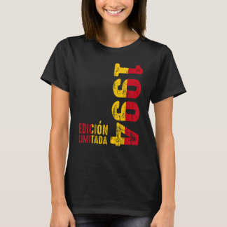 Spanish Flag Retro 1994 Year 1994 Vintage 1994 Sin T-Shirt