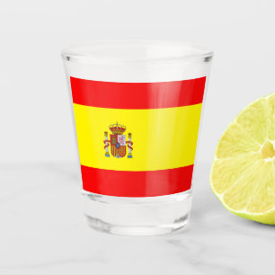 Spanish flag shot glass