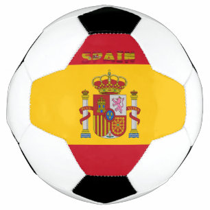 Spanish flag soccer ball