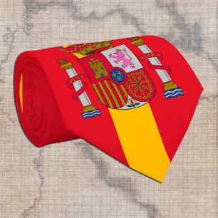 Spanish Flag & Spain business, travel /sports Tie