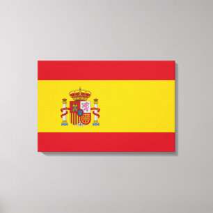 Spanish Flag (Spain) Canvas Print