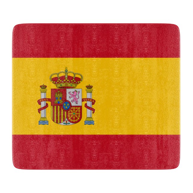 Spanish Flag (Spain) Cutting Board (Front)