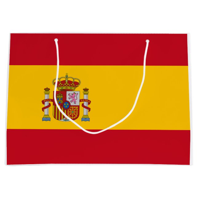 Spanish Flag (Spain) Large Gift Bag (Front)