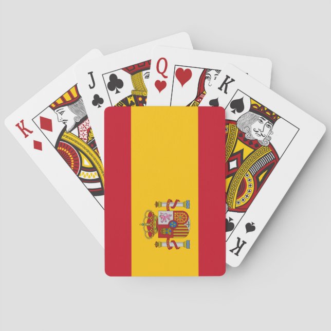 Spanish Flag (Spain) Playing Cards (Back)