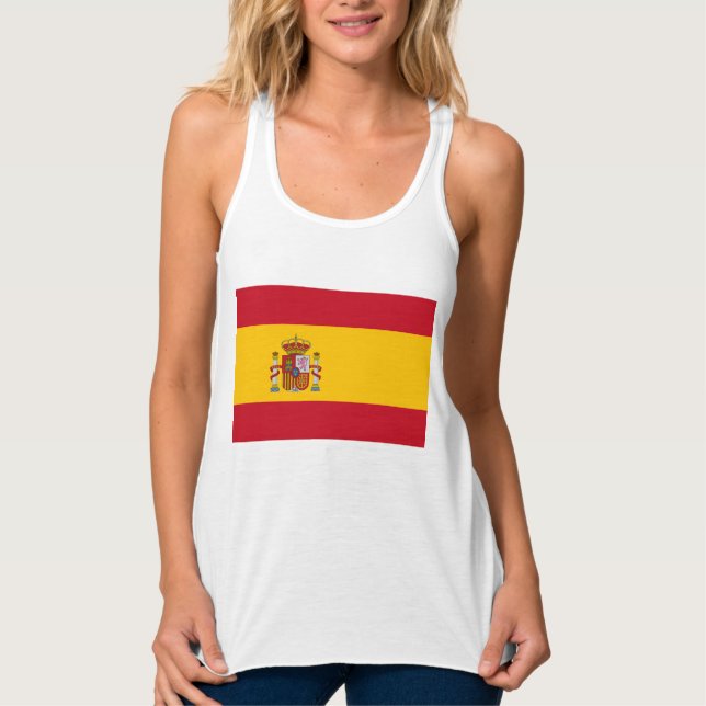 Spanish Flag (Spain) Singlet (Front)