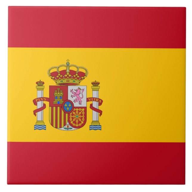 Spanish Flag (Spain) Tile (Front)