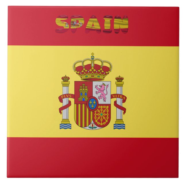Spanish flag tile (Front)
