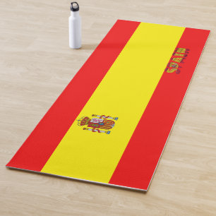 Spanish flag yoga mat