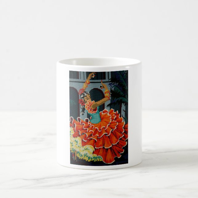 Spanish Flamenco Dancer Mug (Center)