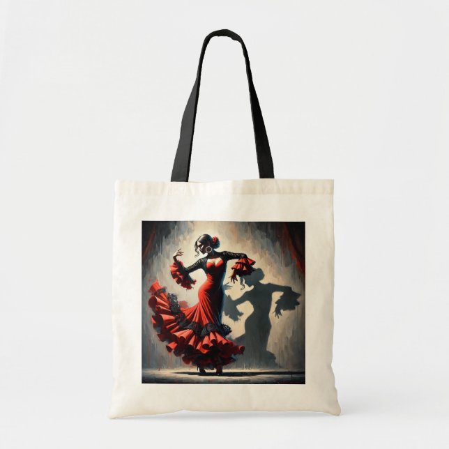 Spanish Flamenco Dancer Spain Seville Tote Bag (Front)