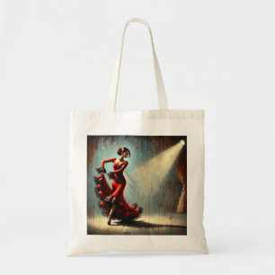 Spanish Flamenco Dancer Tote Bag