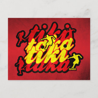 Spanish Football Revolution Postcard