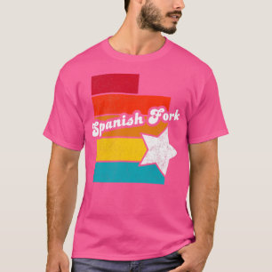 Spanish Fork Utah Vintage Distressed Souvenir 2 T-Shirt