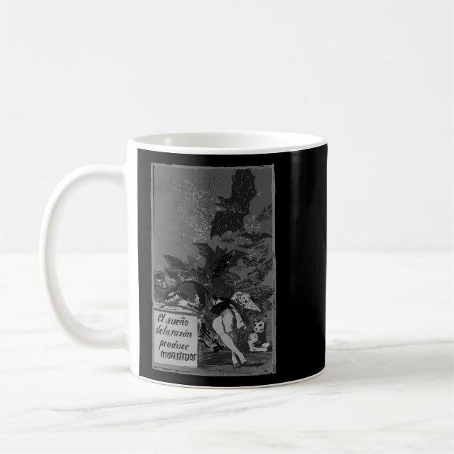 Spanish Francisco Goya Sleep Of Reason Coffee Mug (Left)