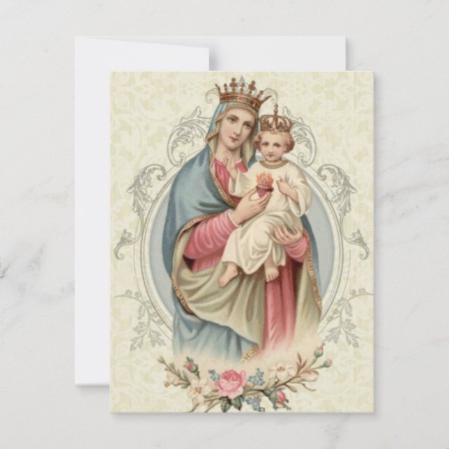 Spanish  Funeral Sympathy Holy Card Thank You (Front)