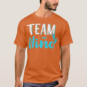 Spanish gender reveal team nio boy mexican baby pa T-Shirt