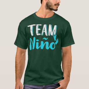 Spanish gender reveal team nio boy mexican baby pa T-Shirt