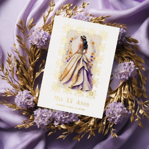 Spanish Glam Quinceañera Gold Ornate Frame