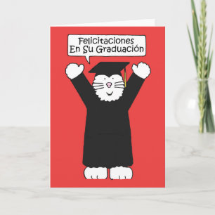 Spanish Graduation Congratulations Card