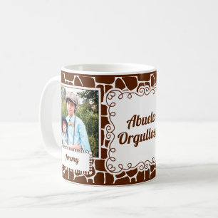 SPANISH Grandfather Abuelo Orgulloso Giraffe Photo Coffee Mug