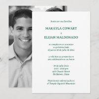 Spanish Green and White Wedding Reception