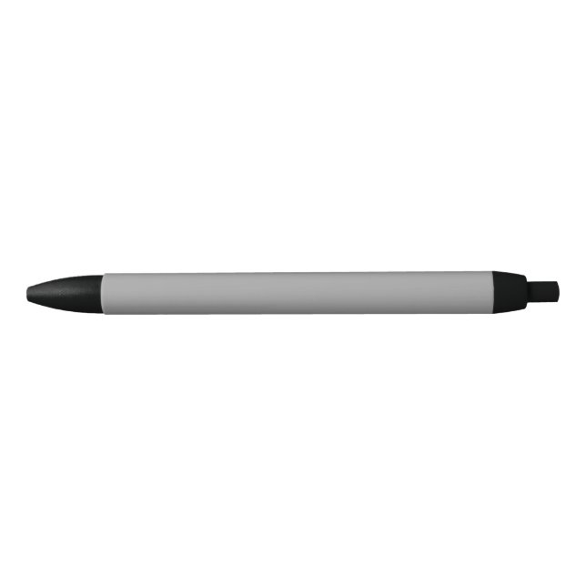 Spanish Grey Solid Colour Black Ink Pen (Front)