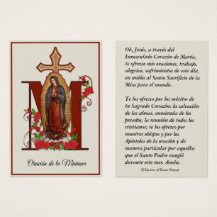 Spanish Guadalupe Catholic Morning Offering Prayer