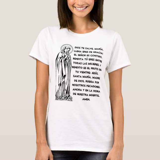 Spanish Hail Mary Women's Tee (Front)
