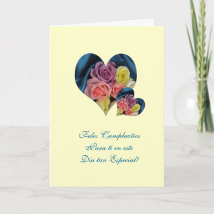 Spanish: Happy Birthday/ Feliz Cumpleanos Card