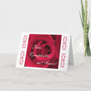Spanish: Happy Birthday sweetheart! Card