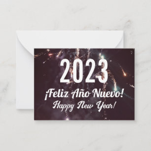 Spanish Happy New Year  Card