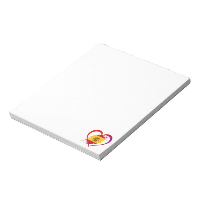 Spanish heart notepad (Rotated)