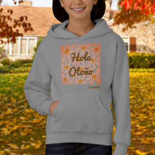Spanish Hello Autumn Fall Vibes Personalise Kids'