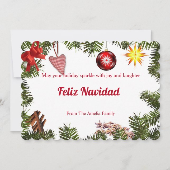 Spanish Holiday card (Front)