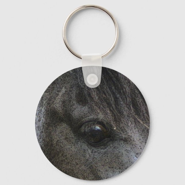 Spanish Horse's Eye Equine-lover's Keychain (Front)