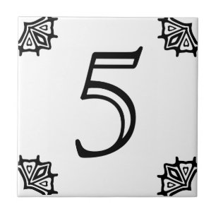 Spanish House Number Tile