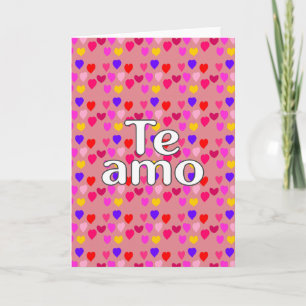Spanish - I love you Card