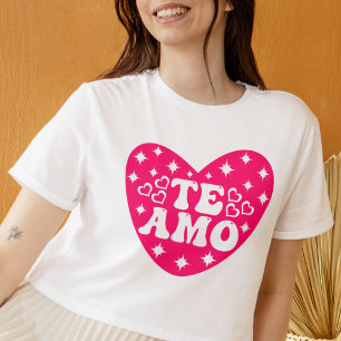 Spanish I Love You Te Amo Pink Valentine's Day T-Shirt