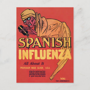 Spanish Influenza Postcard