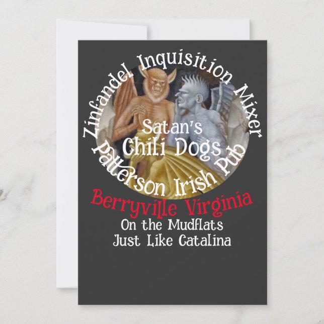 Spanish Inquisition Invitation (Front)