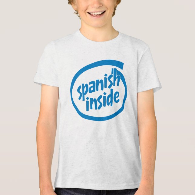 Spanish inside Tri-Blend shirt (Front)