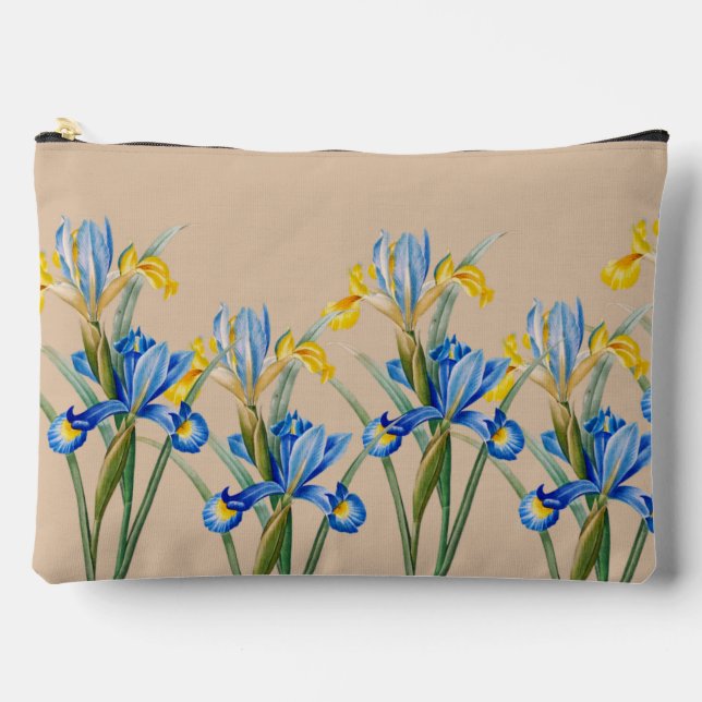 Spanish iris by Pierre-Joseph Redouté Accessory Pouch (Front)