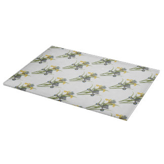 Spanish iris(Iris xiphium) by Redouté Cutting Board